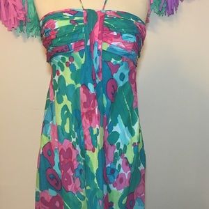 Nine West Floral Halter Dress